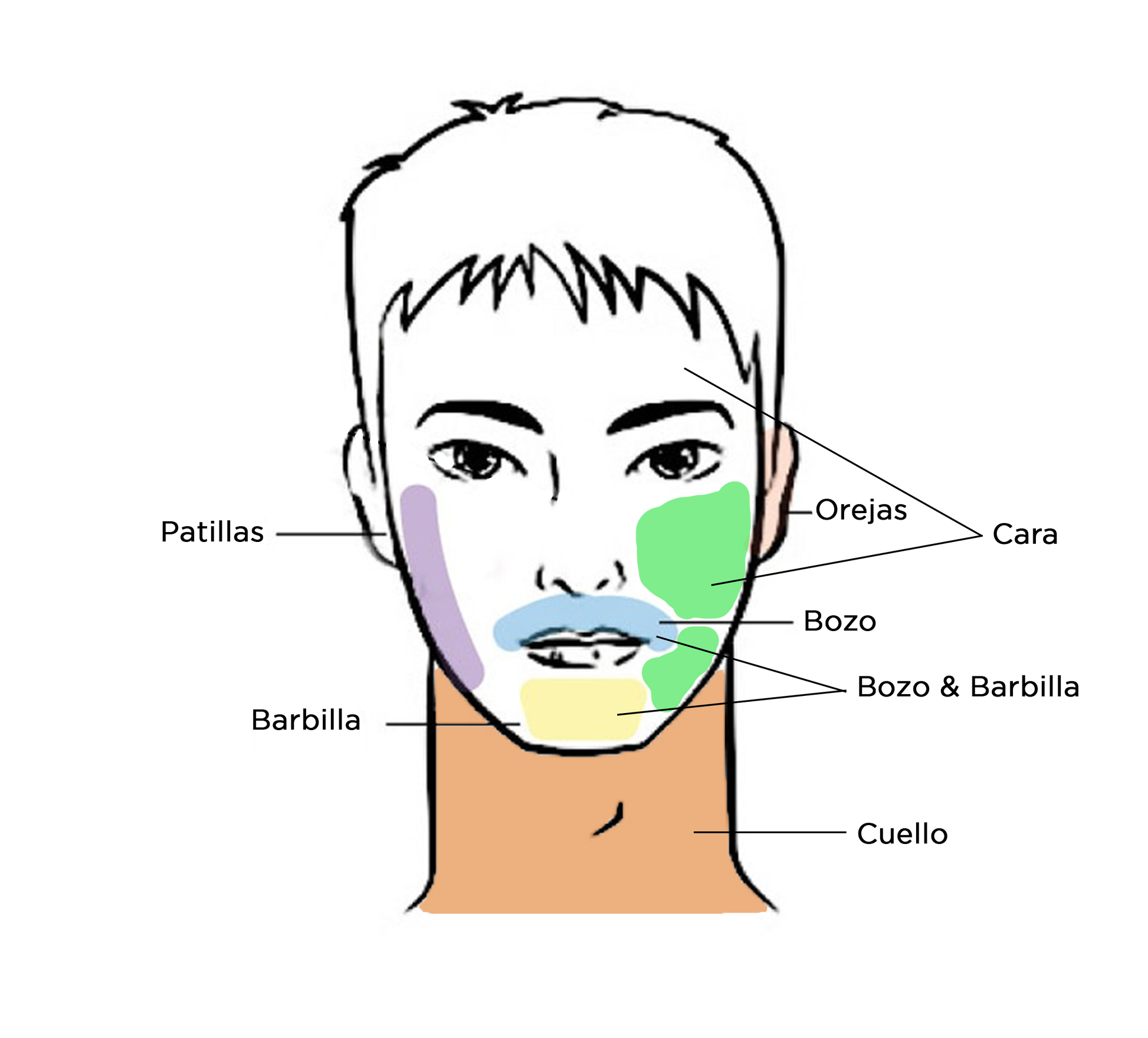 Depilacion facial hombre hot sale